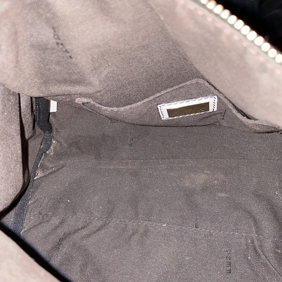 🔥🔥🔥Authentic Fendi Zucca Leather Trim Boston Satchel Handbag - Picture 10 of 16